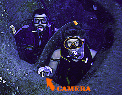 TacCamPro shown underwater